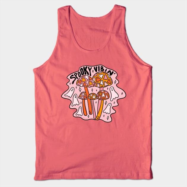 Spooky Vibin' Tank Top by Doodle by Meg